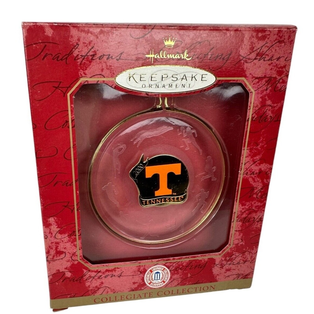 Hallmark Keepsake Ornament UT Tennessee Volunteers Collegiate Collection 2000